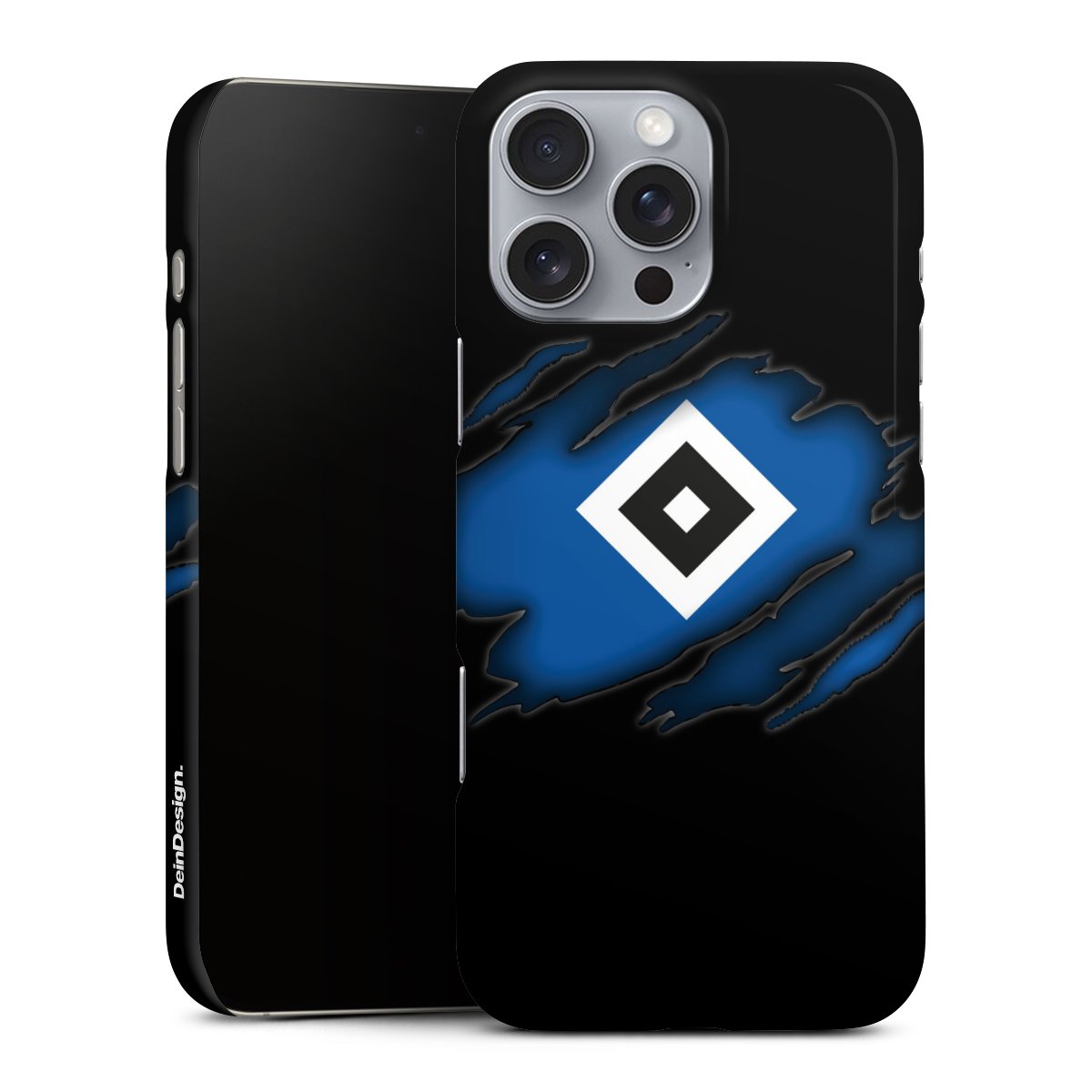 iPhone 16 Pro Max Handy Premium Case Smartphone Handyhülle Schutzhülle glänzend Official Licensed Product Hsv Hamburger Sv Premium Case