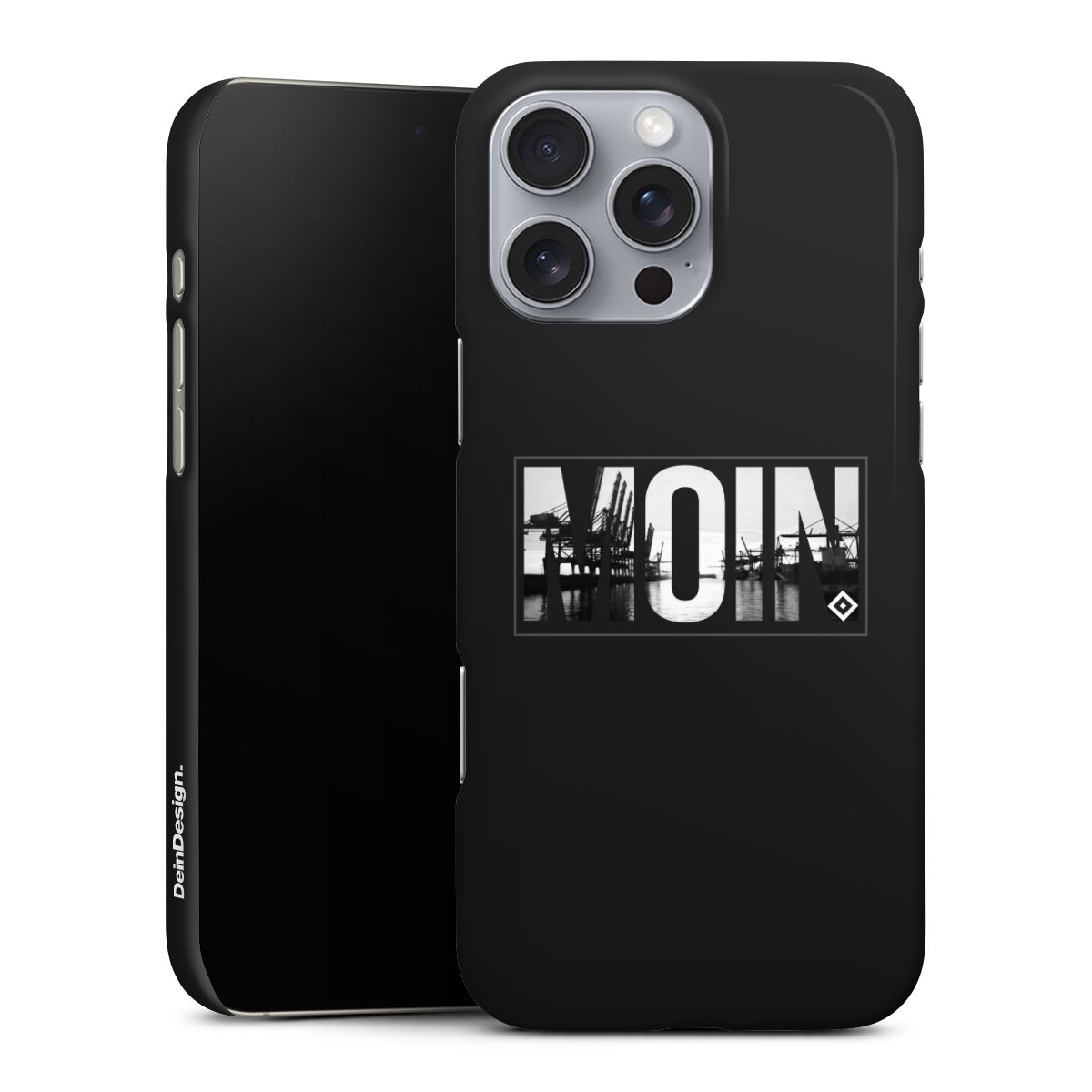 iPhone 16 Pro Max Handy Premium Case Smartphone Handyhülle Schutzhülle glänzend Hamburger Sv Hsv Official Licensed Product Premium Case