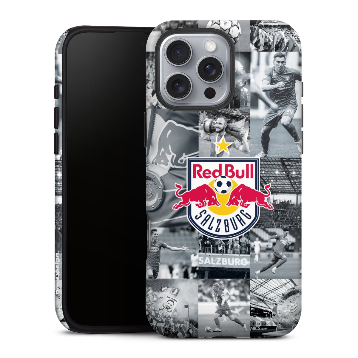 iPhone 16 Pro Max Handy Panzer Handyhülle robuste Outdoor Hülle Schutzhülle glänzend Salzburg Fc Red Bull Salzburg Red Bull Tough Case