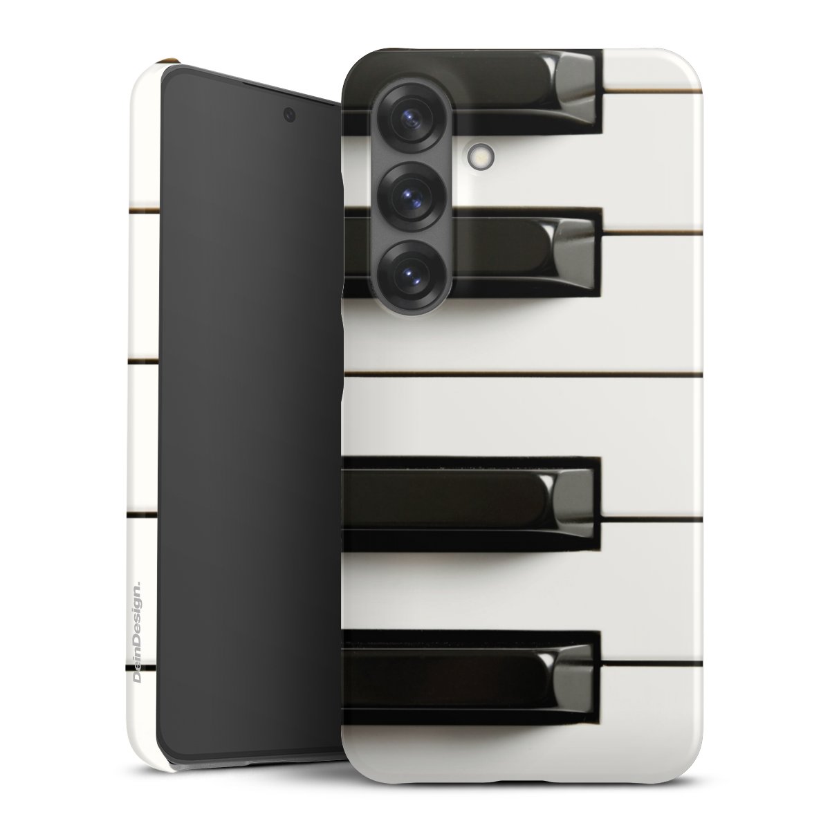 Galaxy S25 Handy Premium Case Smartphone Handyhülle Schutzhülle matt Music Piano Klavier Premium Case