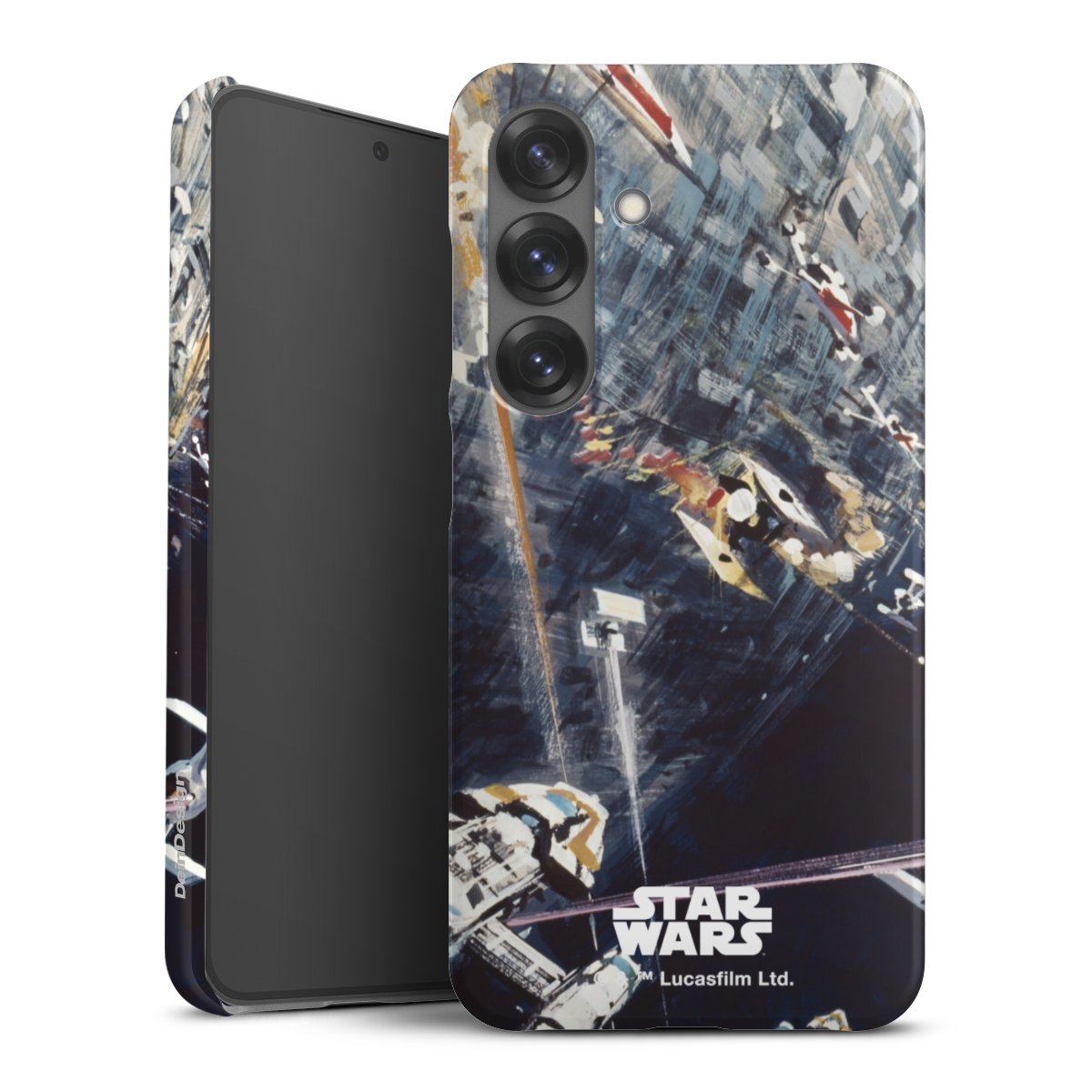 Galaxy S25 Handy Premium Case Smartphone Handyhülle Schutzhülle glänzend Movie Death Star Star Wars Premium Case