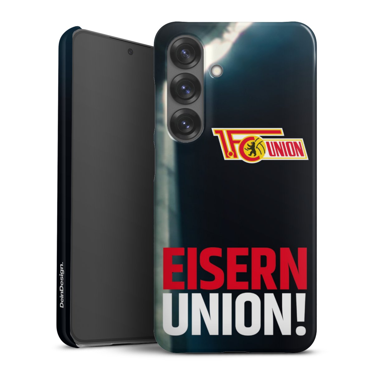 Galaxy S25 Handy Premium Case Smartphone Handyhülle Schutzhülle glänzend Soccer 1. Fc Union Berlin Merchandise Premium Case