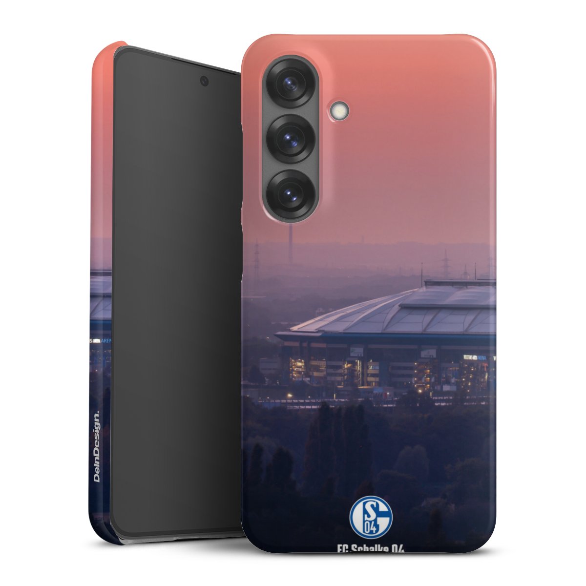 Galaxy S25 Handy Premium Case Smartphone Handyhülle Schutzhülle glänzend Schalke 04 Fc Schalke 04 Stadium Premium Case