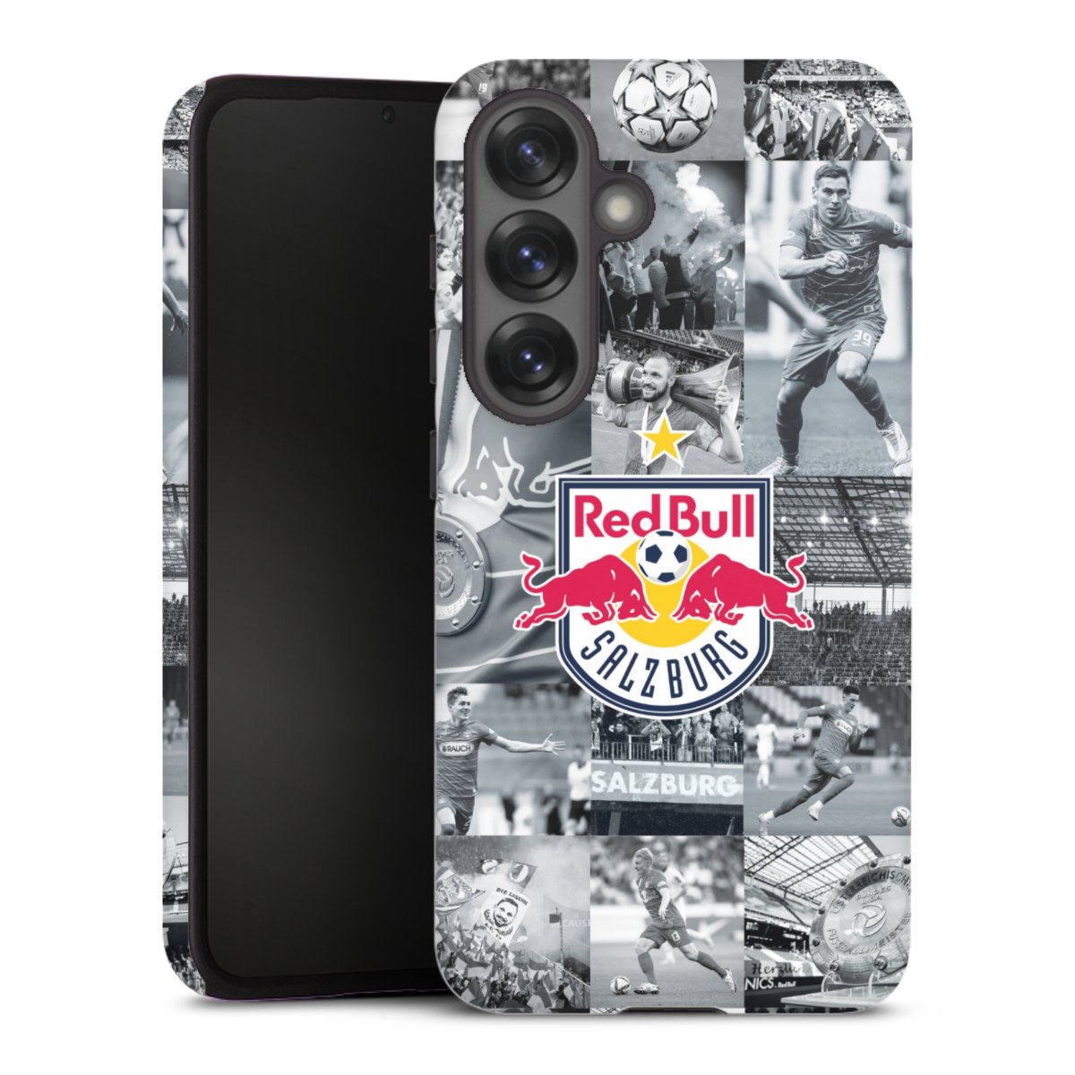 Galaxy S25 Handy Panzer Handyhülle robuste Outdoor Hülle Schutzhülle glänzend Salzburg Fc Red Bull Salzburg Red Bull Tough Case