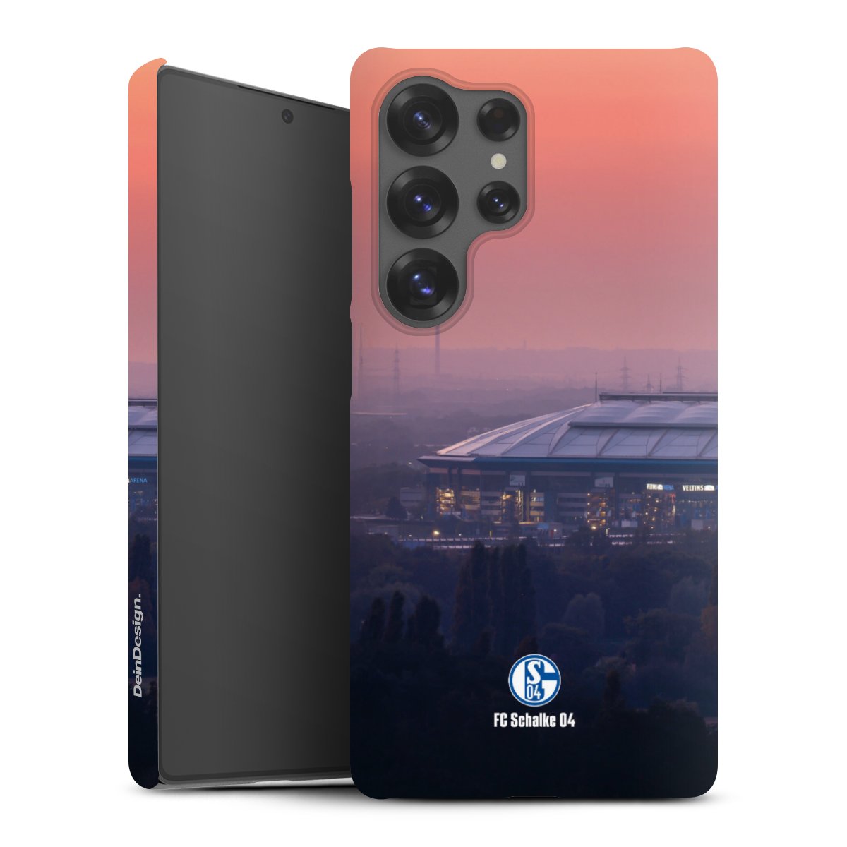 Galaxy S25 Ultra Handy Premium Case Smartphone Handyhülle Schutzhülle matt Schalke 04 Fc Schalke 04 Stadium Premium Case