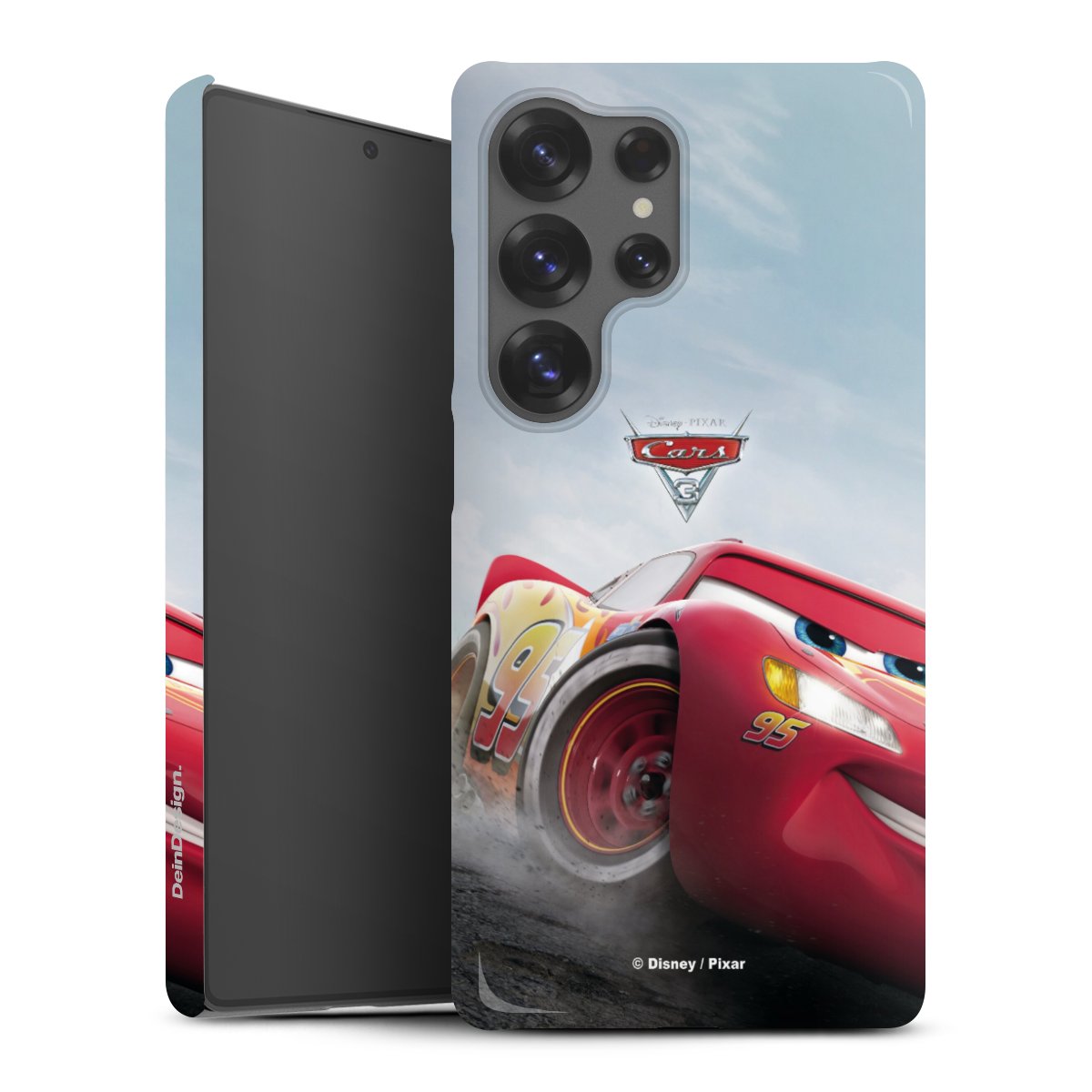 Galaxy S25 Ultra Handy Premium Case Smartphone Handyhülle Schutzhülle glänzend Lightning Mcqueen 95 Official Licensed Product Cars Premium Case