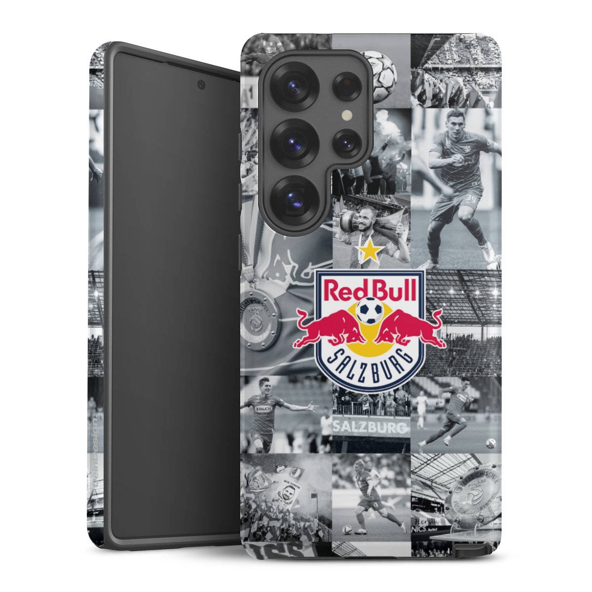 Galaxy S25 Ultra Handy Panzer Handyhülle robuste Outdoor Hülle Schutzhülle matt Salzburg Fc Red Bull Salzburg Red Bull Tough Case