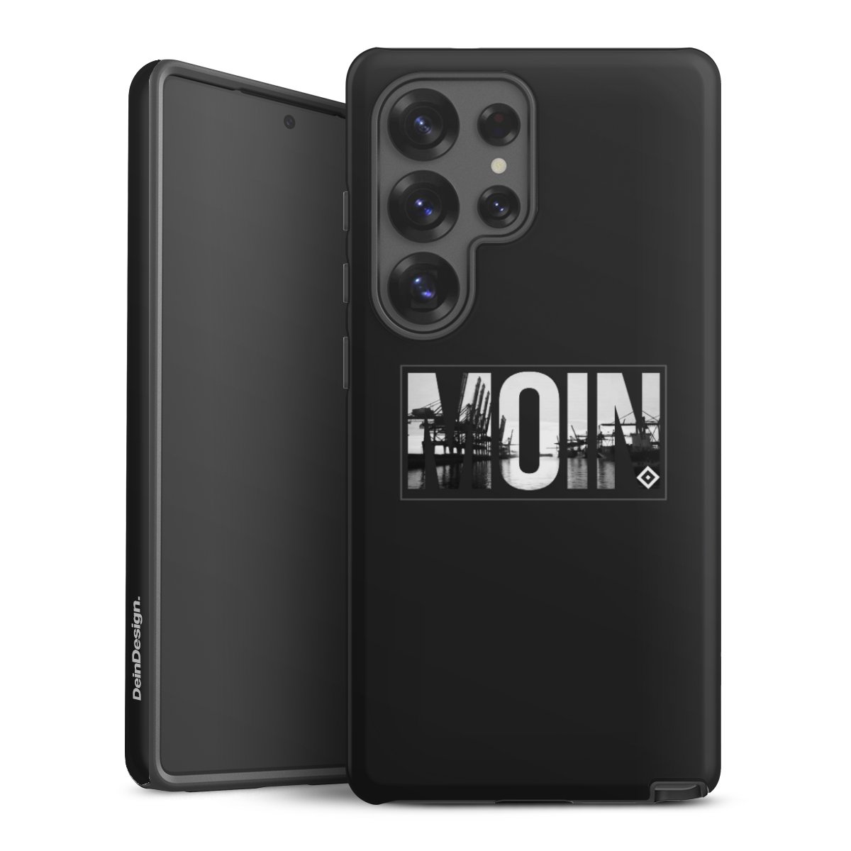 Galaxy S25 Ultra Handy Panzer Handyhülle robuste Outdoor Hülle Schutzhülle matt Hamburger Sv Hsv Official Licensed Product Tough Case