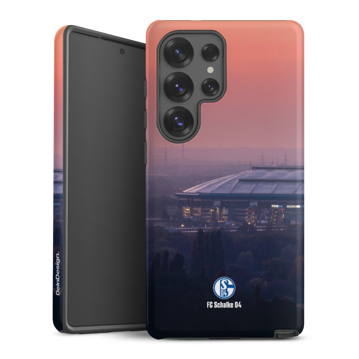 Galaxy S25 Ultra Handy Panzer Handyhülle robuste Outdoor Hülle Schutzhülle matt Fc Schalke 04 Stadium Schalke 04 Tough Case