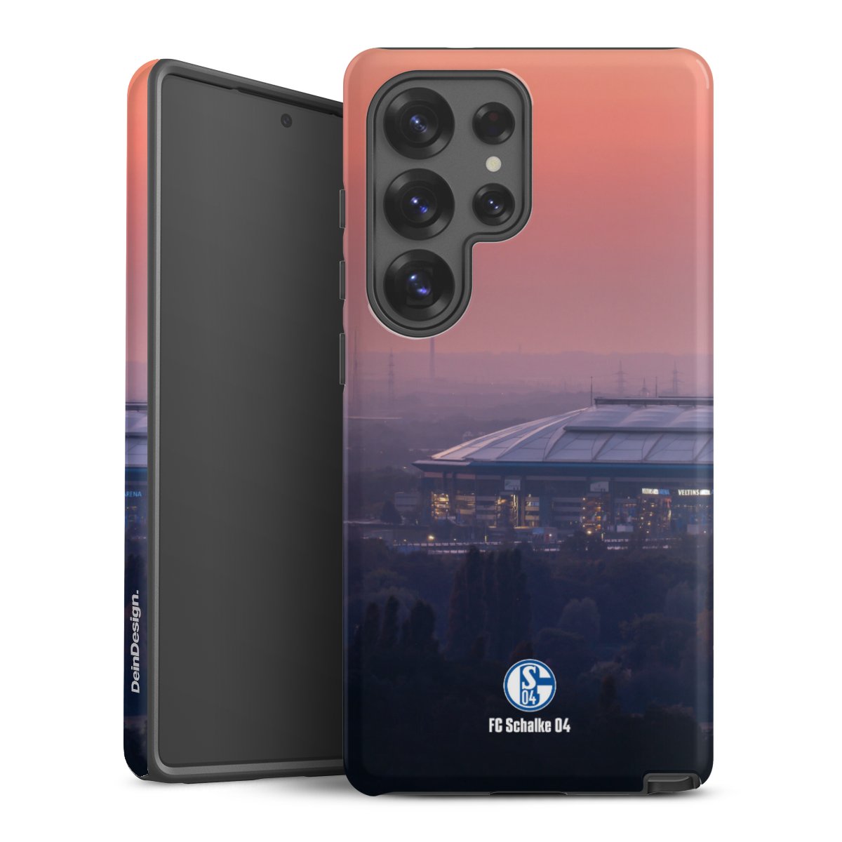 Galaxy S25 Ultra Handy Panzer Handyhülle robuste Outdoor Hülle Schutzhülle glänzend Schalke 04 Fc Schalke 04 Stadium Tough Case