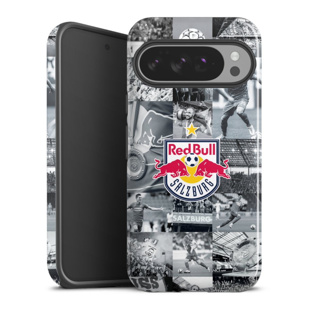 Google Pixel 10 Pro XL Handy Panzer Handyhülle robuste Outdoor Hülle Schutzhülle glänzend Salzburg Fc Red Bull Salzburg Red Bull Tough Case