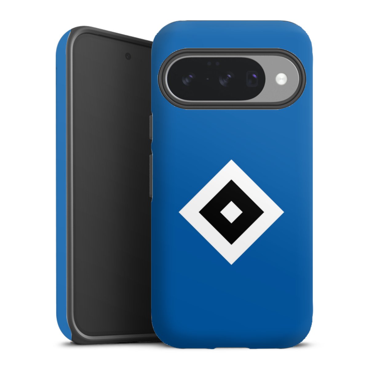 Google Pixel 10 Handy Panzer Handyhülle robuste Outdoor Hülle Schutzhülle matt Hsv Logo Hamburger Sv Tough Case