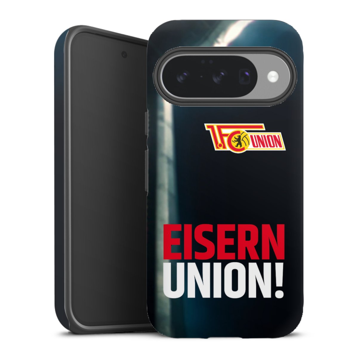 Google Pixel 10 Handy Panzer Handyhülle robuste Outdoor Hülle Schutzhülle matt Soccer 1. Fc Union Berlin Merchandise Tough Case