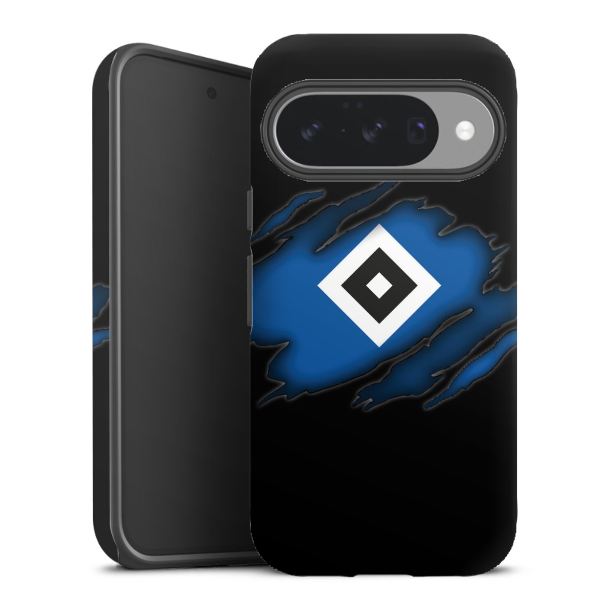Google Pixel 10 Handy Panzer Handyhülle robuste Outdoor Hülle Schutzhülle matt Hsv Hamburger Sv Official Licensed Product Tough Case