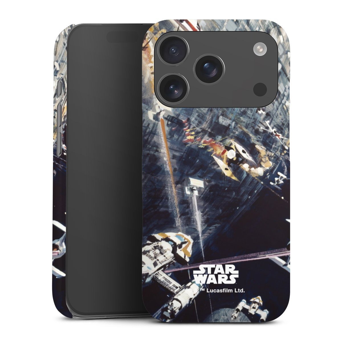 iPhone 17 Pro Handy Premium Case Smartphone Handyhülle Schutzhülle glänzend Movie Death Star Star Wars Premium Case