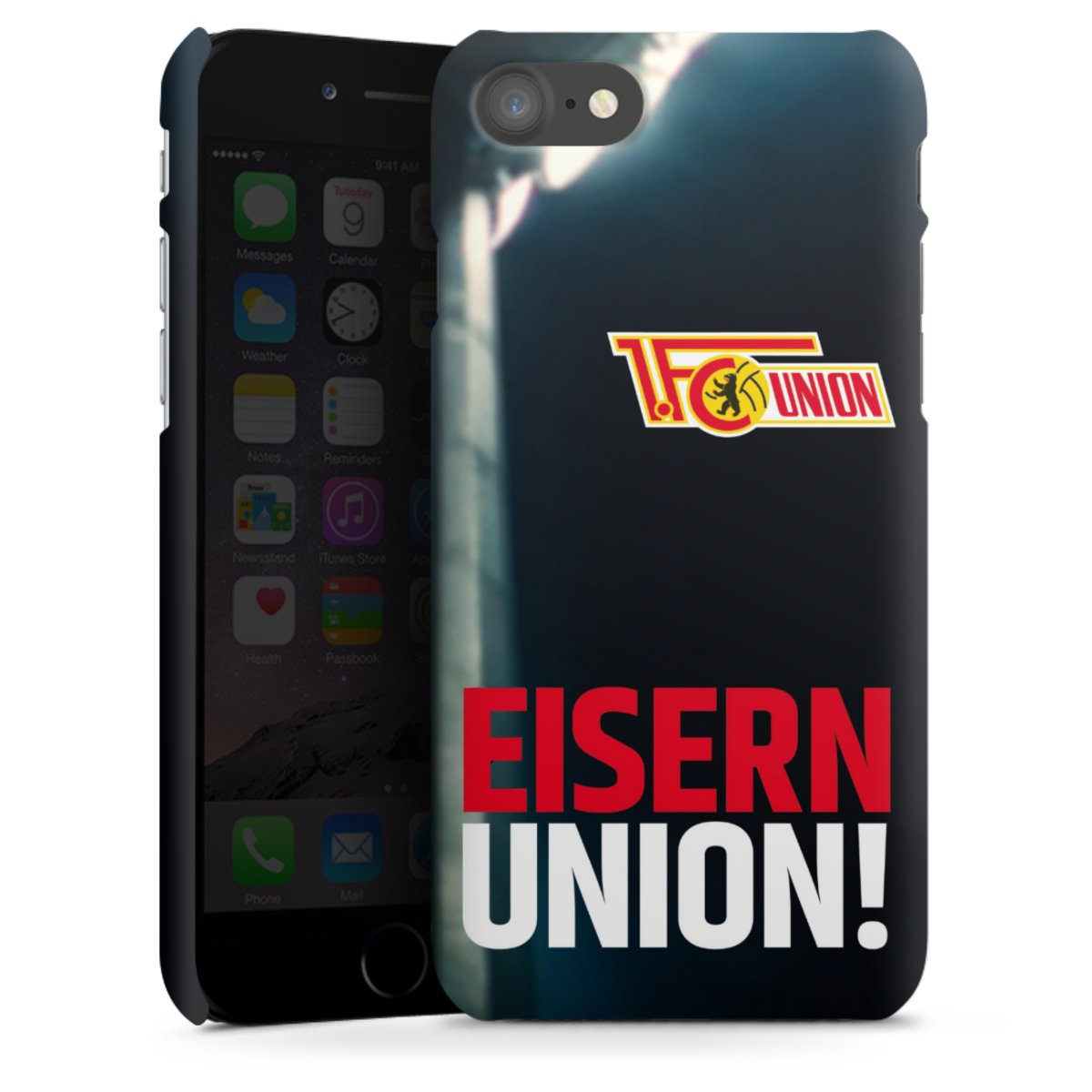 iPhone SE (2020) Handy Premium Case Smartphone Handyhülle Schutzhülle matt Soccer 1. Fc Union Berlin Merchandise Premium Case