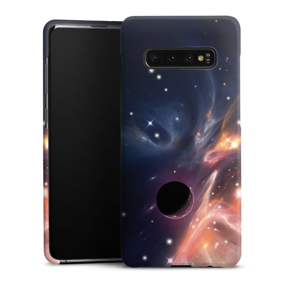 Galaxy S10 Plus Handy Premium Case Smartphone Handyhülle Schutzhülle matt Star Space Galaxy Premium Case