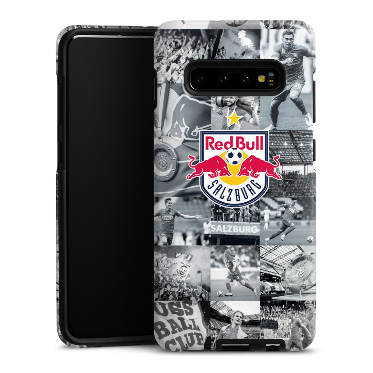 Galaxy S10 Plus Handy Panzer Handyhülle robuste Outdoor Hülle Schutzhülle glänzend Salzburg Fc Red Bull Salzburg Red Bull Tough Case