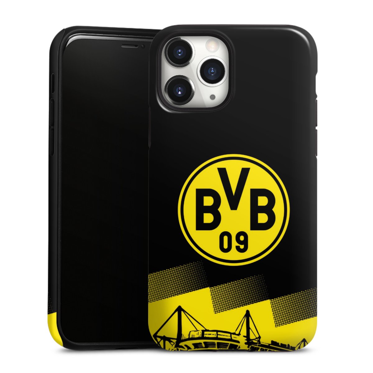 iPhone 11 Pro Handy Panzer Handyhülle robuste Outdoor Hülle Schutzhülle glänzend Stadium Bvb Borussia Dortmund Tough Case