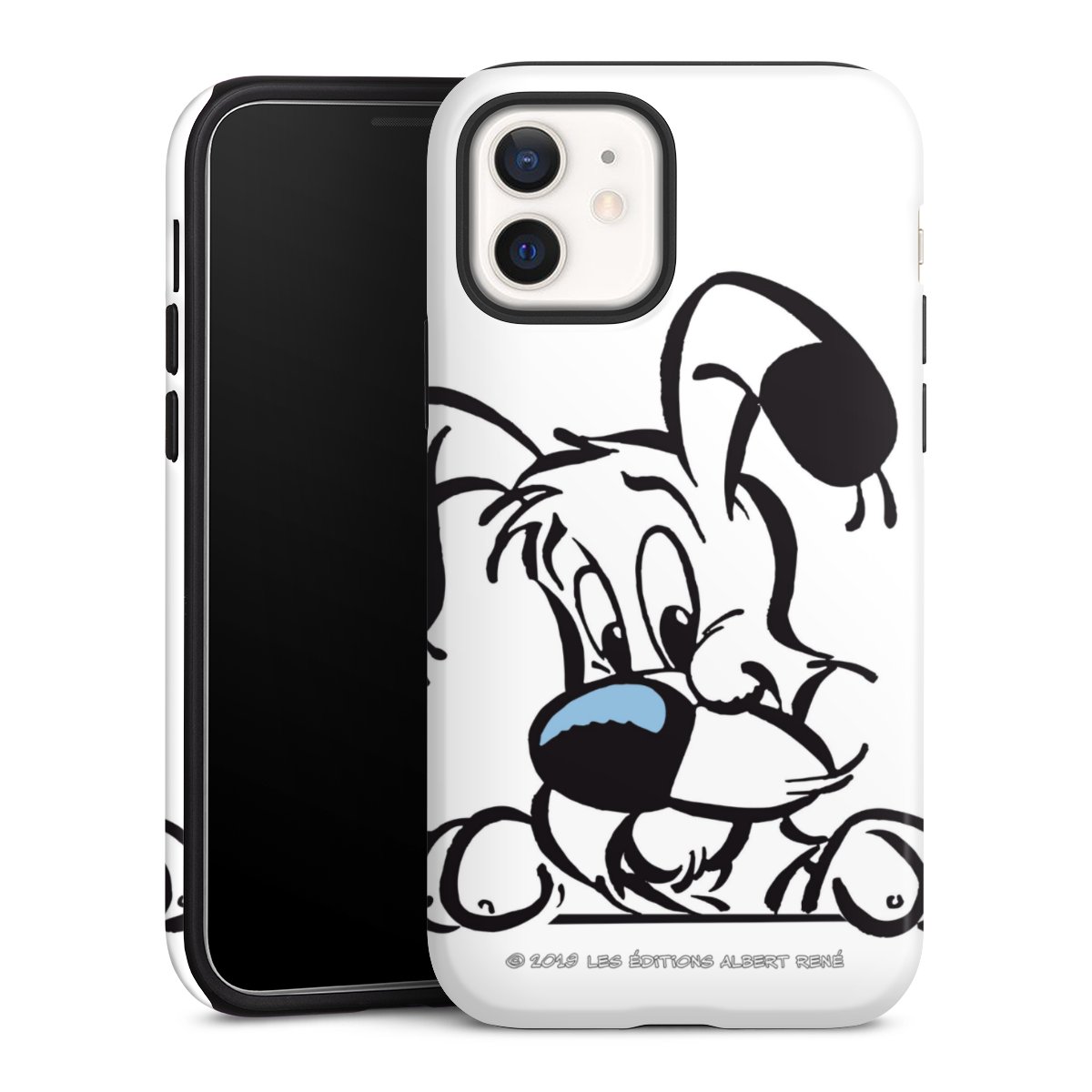 iPhone 12 mini Handy Panzer Handyhülle robuste Outdoor Hülle Schutzhülle glänzend Official Licensed Product Comic Idefix Tough Case