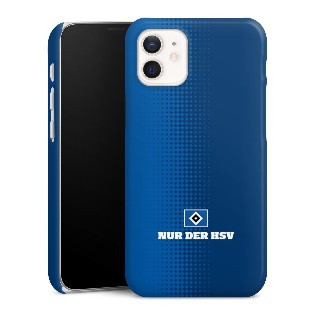 iPhone 12 mini Handy Premium Case Smartphone Handyhülle Schutzhülle glänzend Logo Hsv Official Licensed Product Premium Case