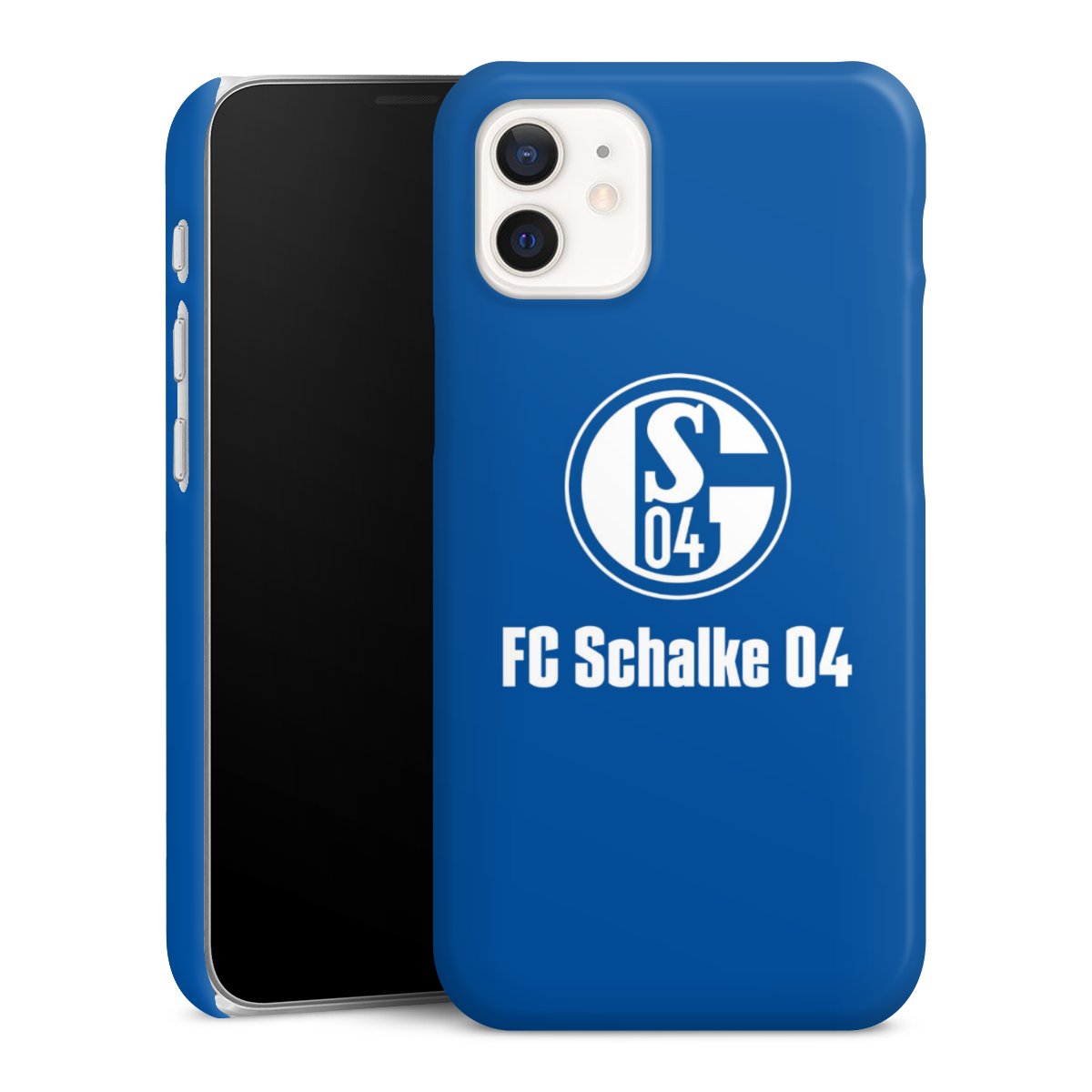 iPhone 12 mini Handy Premium Case Smartphone Handyhülle Schutzhülle glänzend Logo Official Licensed Product Fc Schalke 04 Premium Case