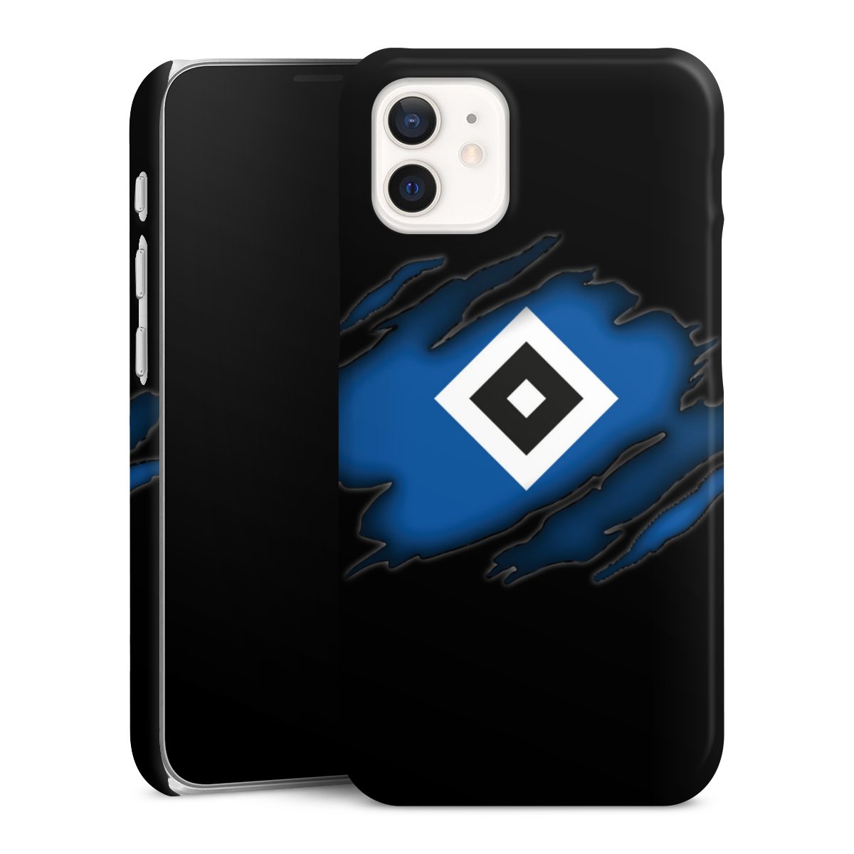 iPhone 12 mini Handy Premium Case Smartphone Handyhülle Schutzhülle glänzend Official Licensed Product Hsv Hamburger Sv Premium Case