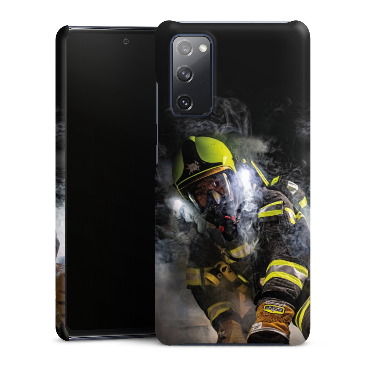 Galaxy S20 FE Handy Premium Case Smartphone Handyhülle Schutzhülle matt Fire Fire Fighter Fire Fighters Premium Case
