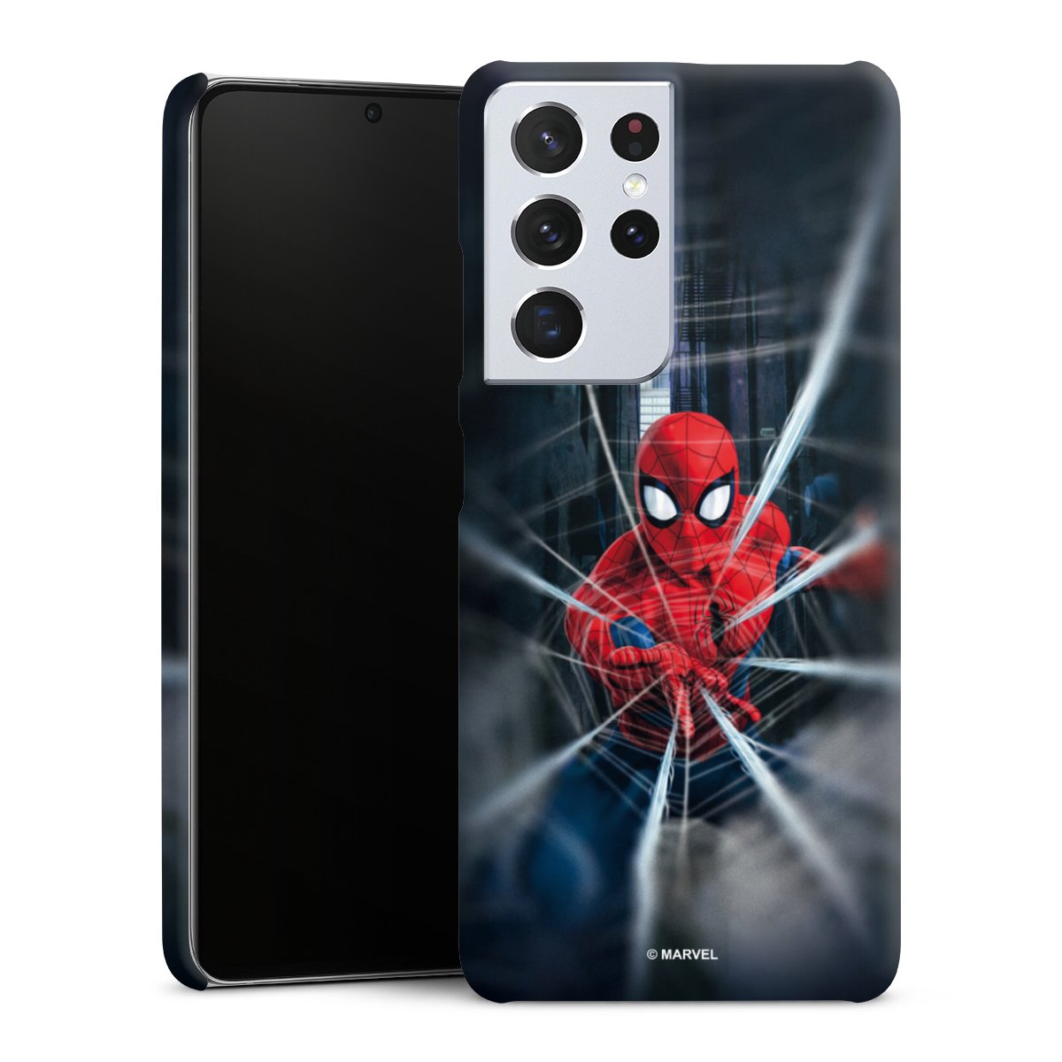 Galaxy S21 Ultra 5G Handy Premium Case Smartphone Handyhülle Schutzhülle matt Spiderman Kinofilm Marvel Premium Case