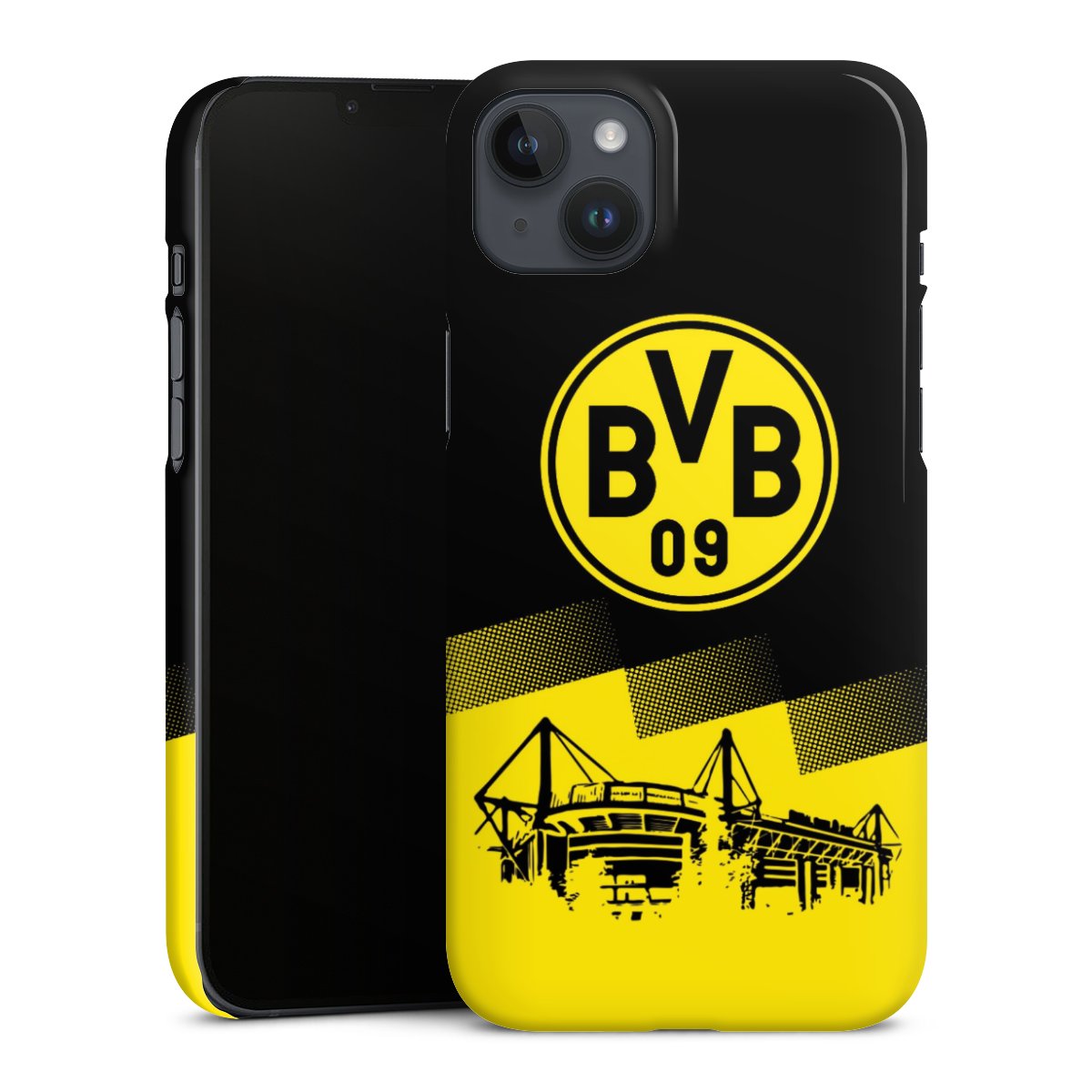 iPhone 14 Plus Handy Premium Case Smartphone Handyhülle Schutzhülle glänzend Bvb Stadium Borussia Dortmund Premium Case