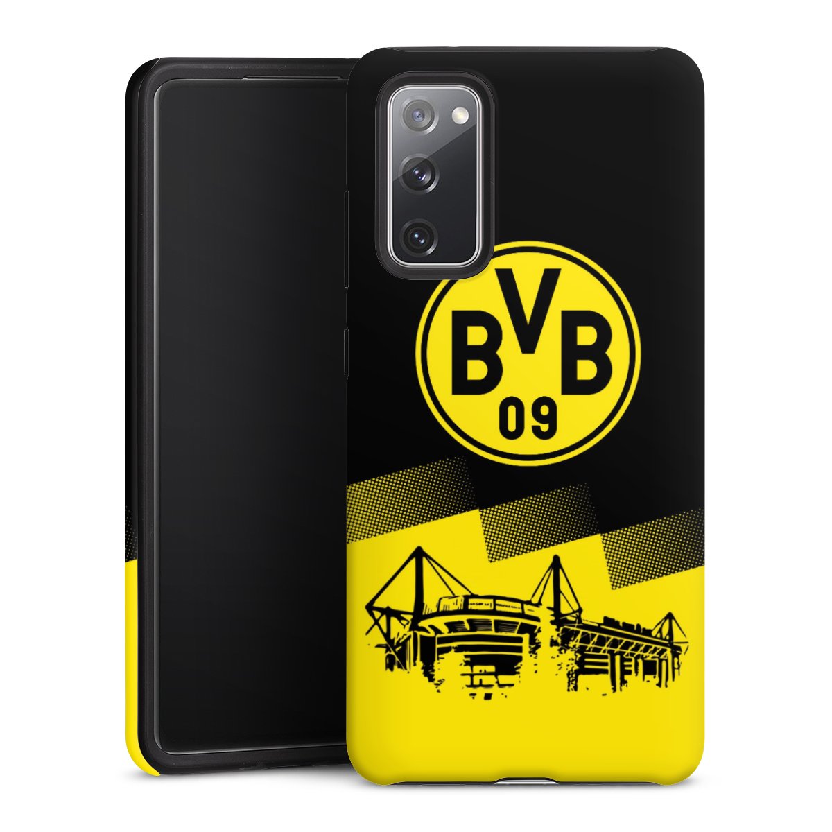 Galaxy S20 FE Handy Panzer Handyhülle robuste Outdoor Hülle Schutzhülle matt Stadium Bvb Borussia Dortmund Tough Case