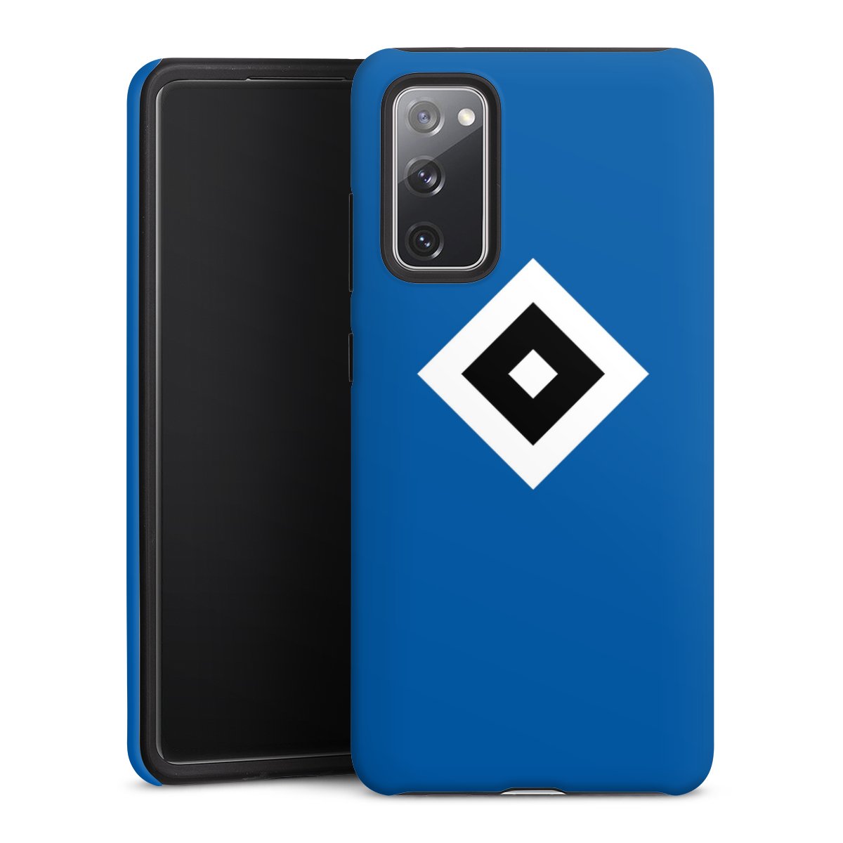 Galaxy S20 FE Handy Panzer Handyhülle robuste Outdoor Hülle Schutzhülle matt Hsv Logo Hamburger Sv Tough Case