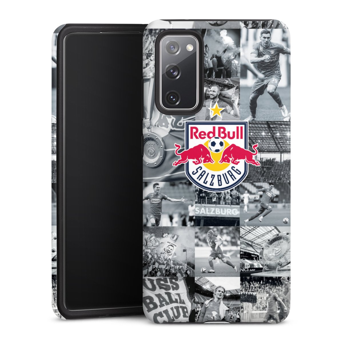 Galaxy S20 FE Handy Panzer Handyhülle robuste Outdoor Hülle Schutzhülle matt Salzburg Fc Red Bull Salzburg Red Bull Tough Case