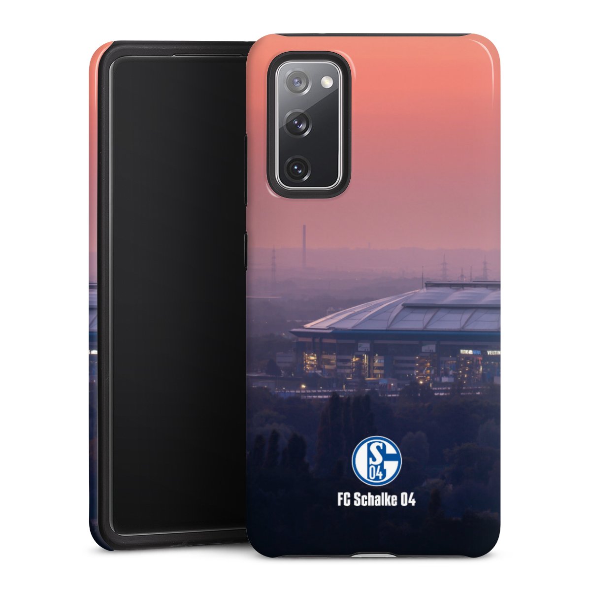 Galaxy S20 FE Handy Panzer Handyhülle robuste Outdoor Hülle Schutzhülle glänzend Fc Schalke 04 Stadium Schalke 04 Tough Case