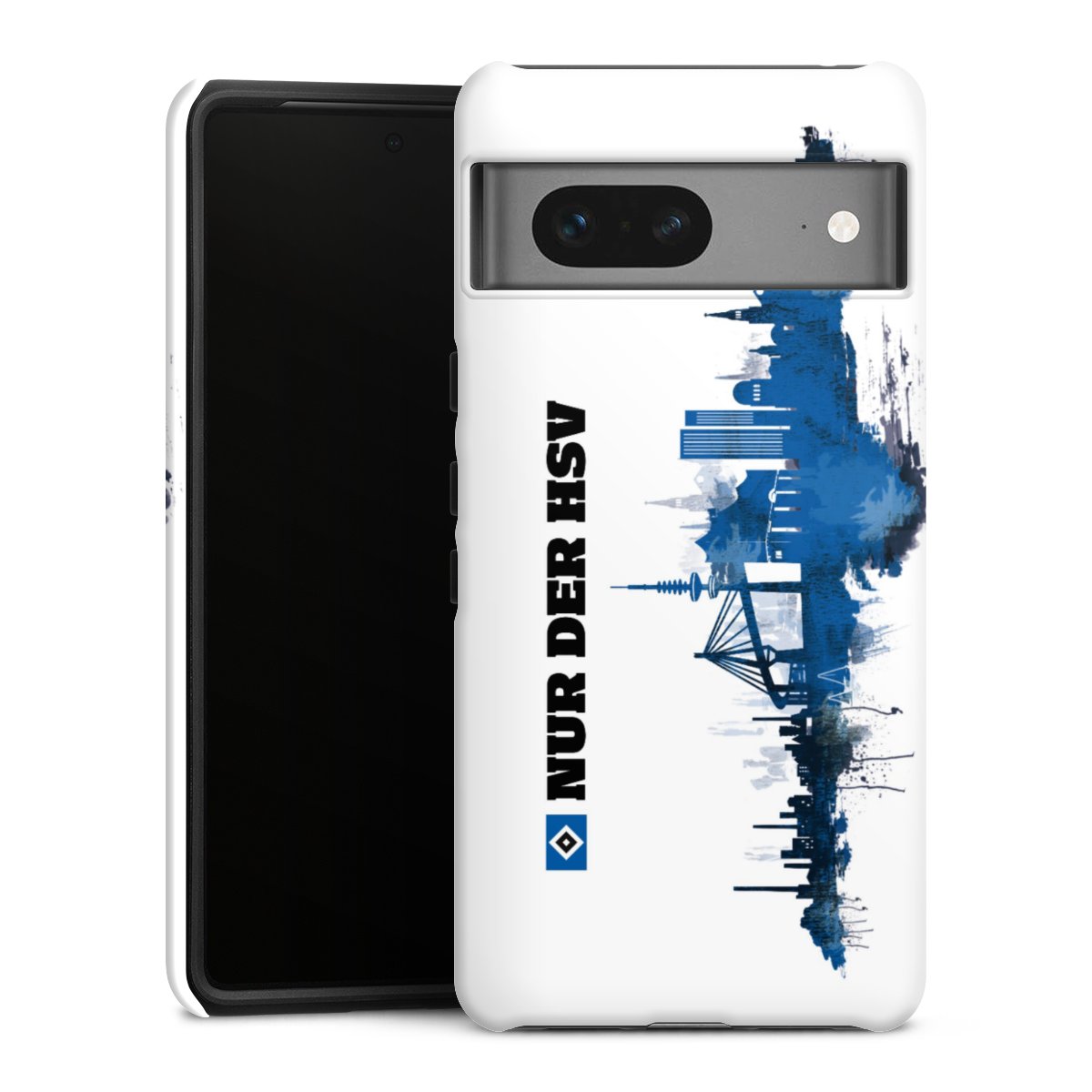 Google Pixel 7 Handy Panzer Handyhülle robuste Outdoor Hülle Schutzhülle matt Official Licensed Product Hsv Bundesliga Tough Case