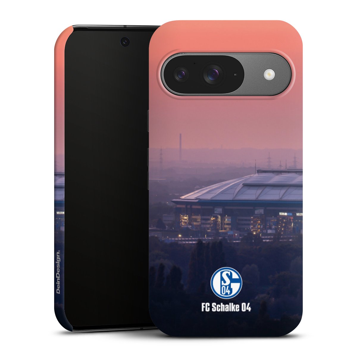 Google Pixel 9 Handy Panzer Handyhülle robuste Outdoor Hülle Schutzhülle glänzend Stadium Schalke 04 Fc Schalke 04 Tough Case