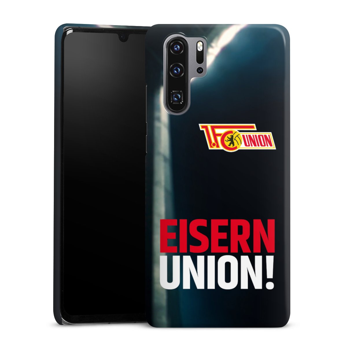 Huawei P30 Pro Handy Premium Case Smartphone Handyhülle Schutzhülle glänzend Soccer 1. Fc Union Berlin Merchandise Premium Case