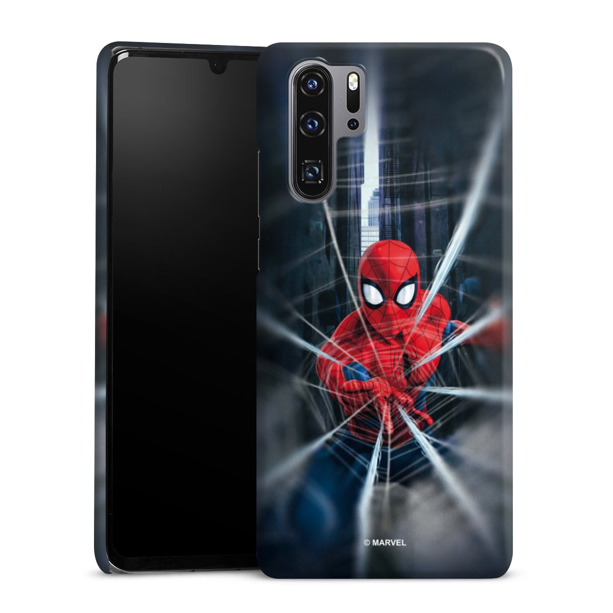 Huawei P30 Pro Handy Premium Case Smartphone Handyhülle Schutzhülle glänzend Spiderman Kinofilm Marvel Premium Case