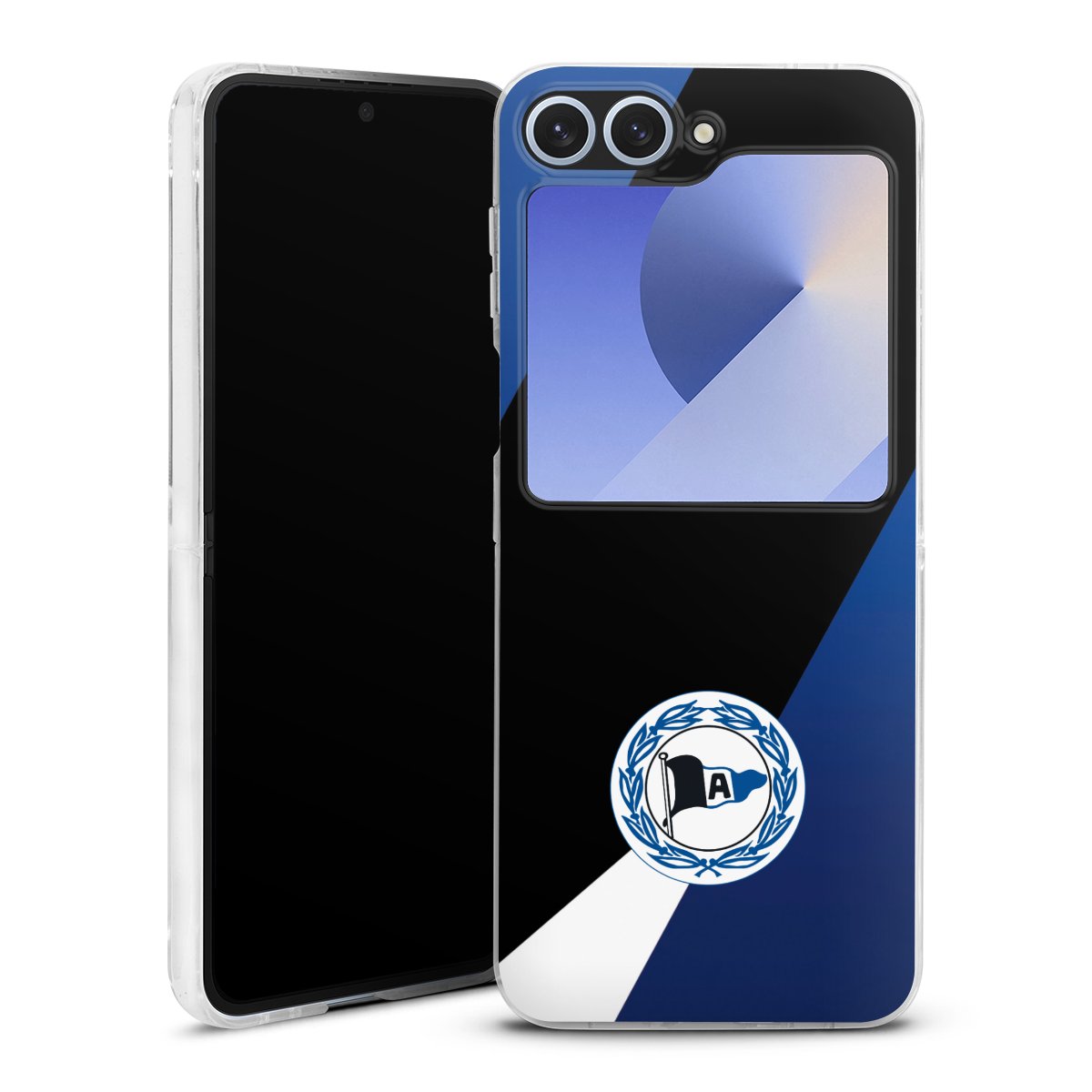 Galaxy Z Flip 6 Handy Hard Case Schutzhülle transparent Smartphone Handy Hülle Dsc Arminia Bielefeld Official Licensed Product Hard Case