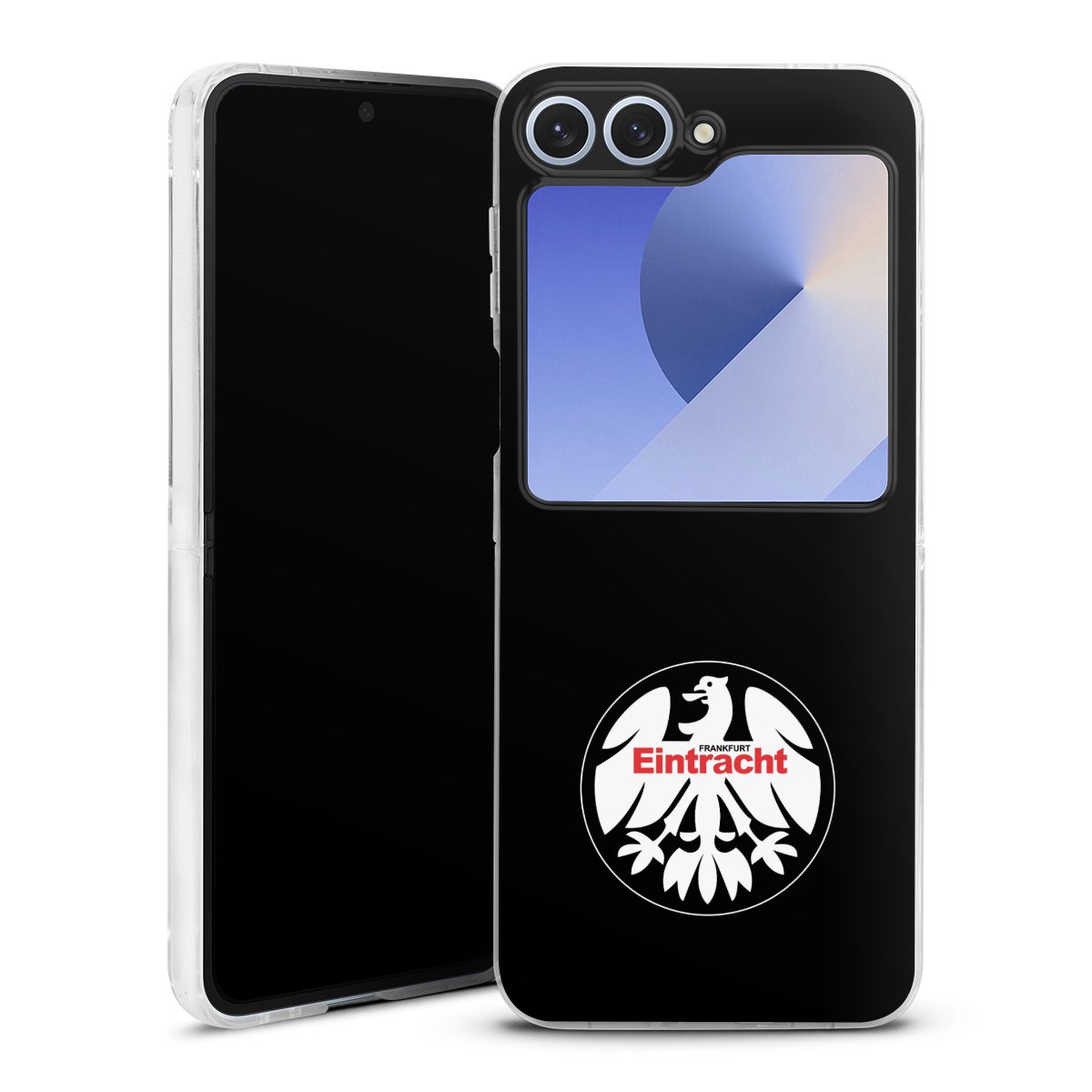 Galaxy Z Flip 6 Handy Hard Case Schutzhülle transparent Smartphone Handy Hülle Official Licensed Product Sge Eintracht Frankfurt Hard Case