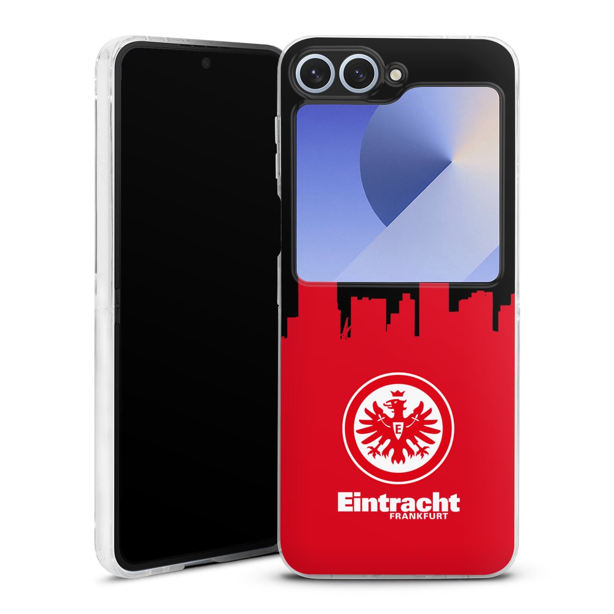 Galaxy Z Flip 6 Handy Hard Case Schutzhülle transparent Smartphone Handy Hülle Skyline Sge Eintracht Frankfurt Hard Case