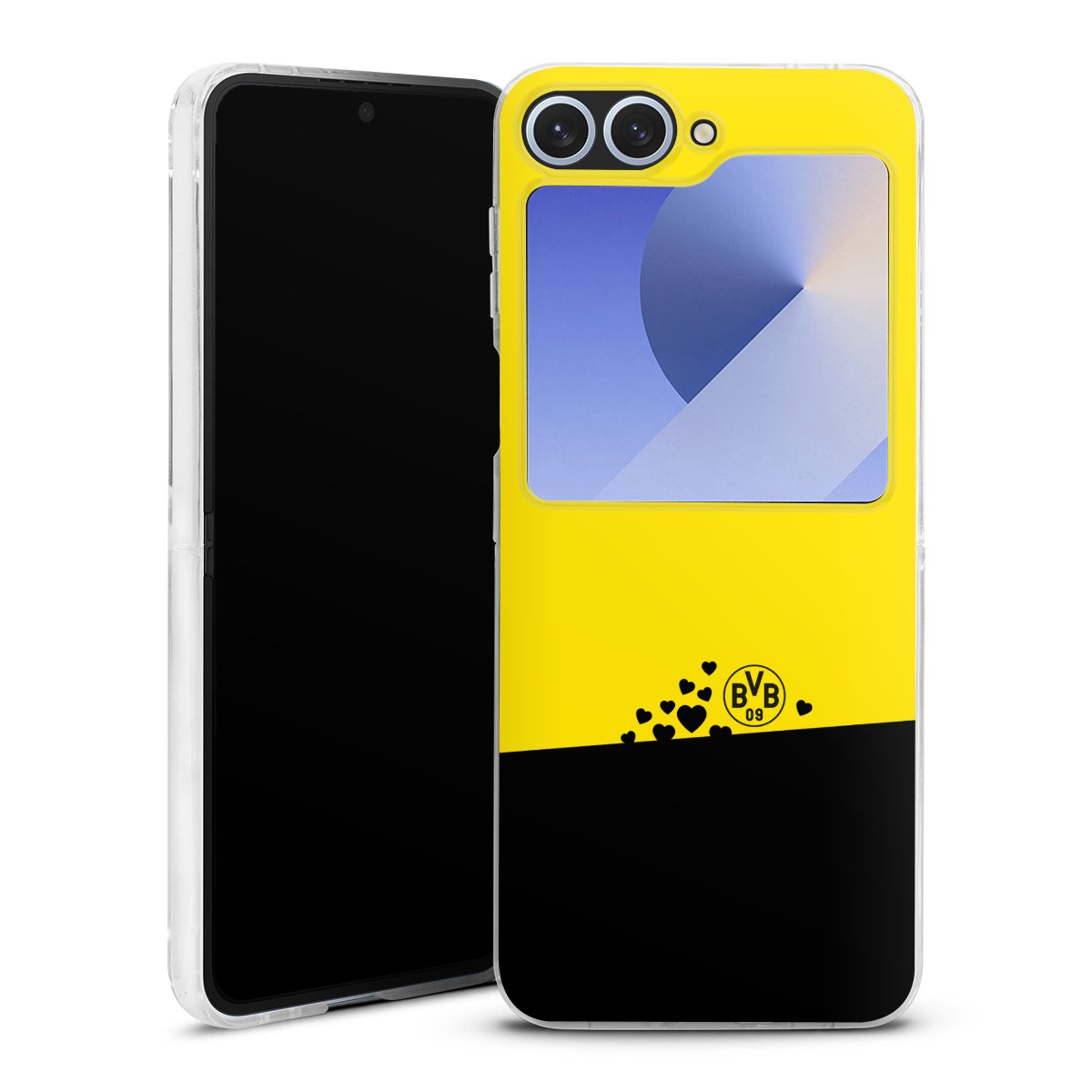 Galaxy Z Flip 6 Handy Hard Case Schutzhülle transparent Smartphone Handy Hülle Borussia Dortmund Bvb Dortmunder Girl Hard Case