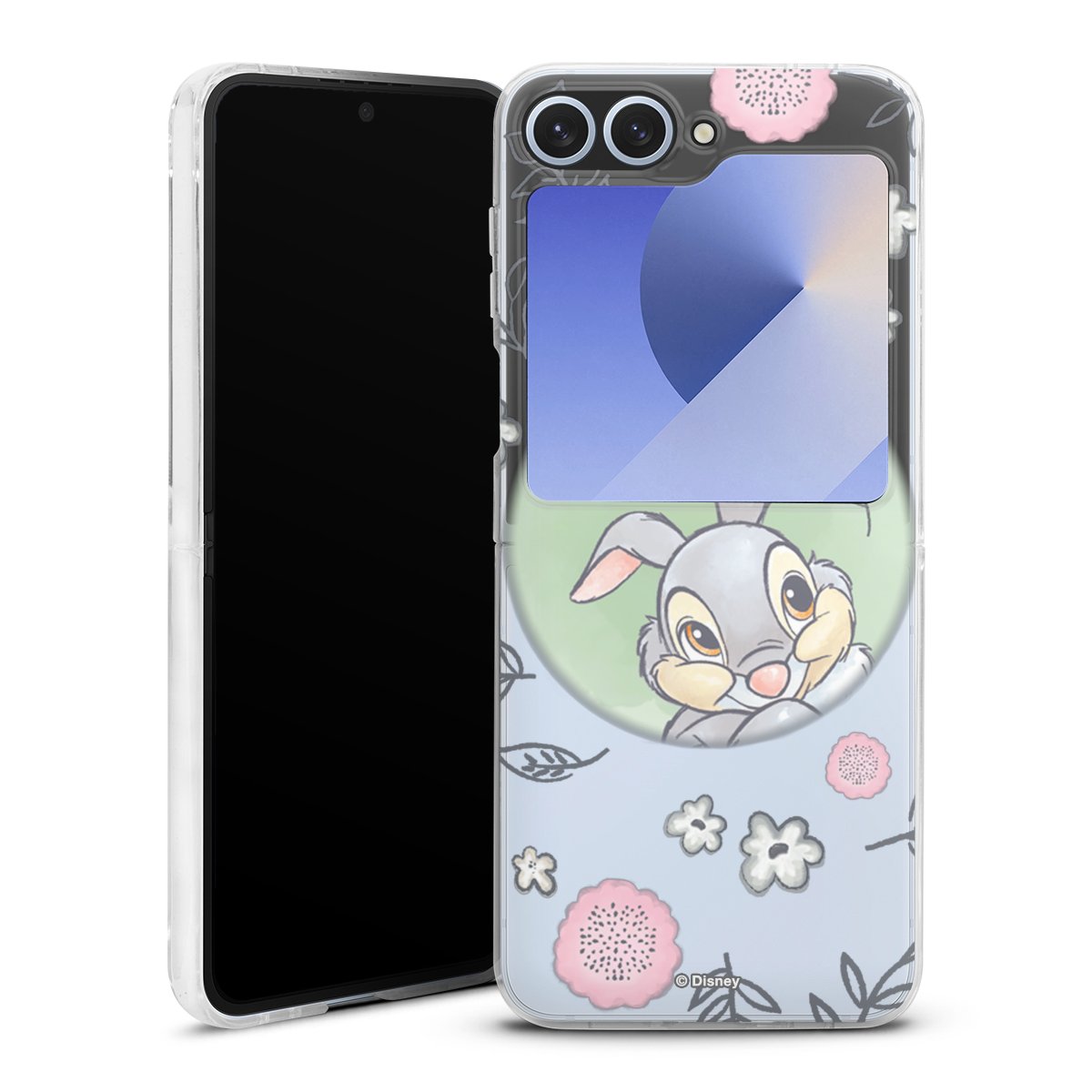 Galaxy Z Flip 6 Handy Hard Case Schutzhülle transparent Smartphone Handy Hülle Disney Thumper Official Licensed Product Hard Case
