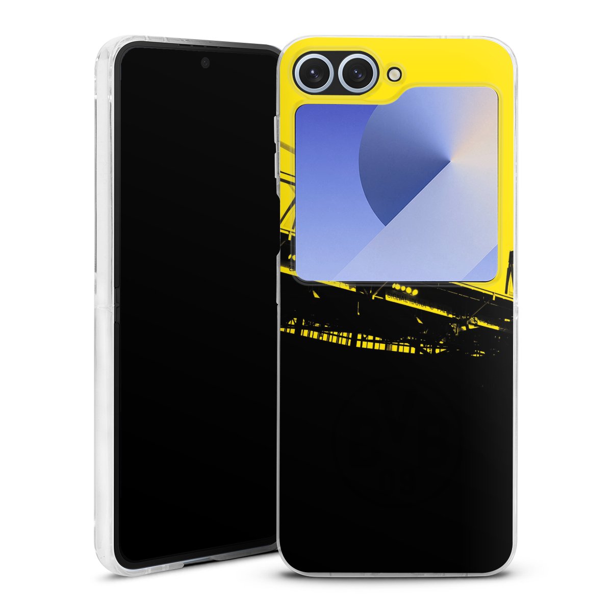 Galaxy Z Flip 6 Handy Hard Case Schutzhülle transparent Smartphone Handy Hülle Bvb Merchandise Borussia Dortmund Hard Case