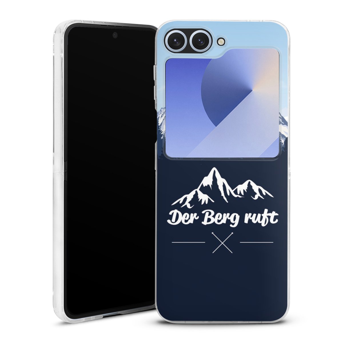 Galaxy Z Flip 6 Handy Hard Case Schutzhülle transparent Smartphone Handy Hülle Sky Mountain Wanderlust Hard Case