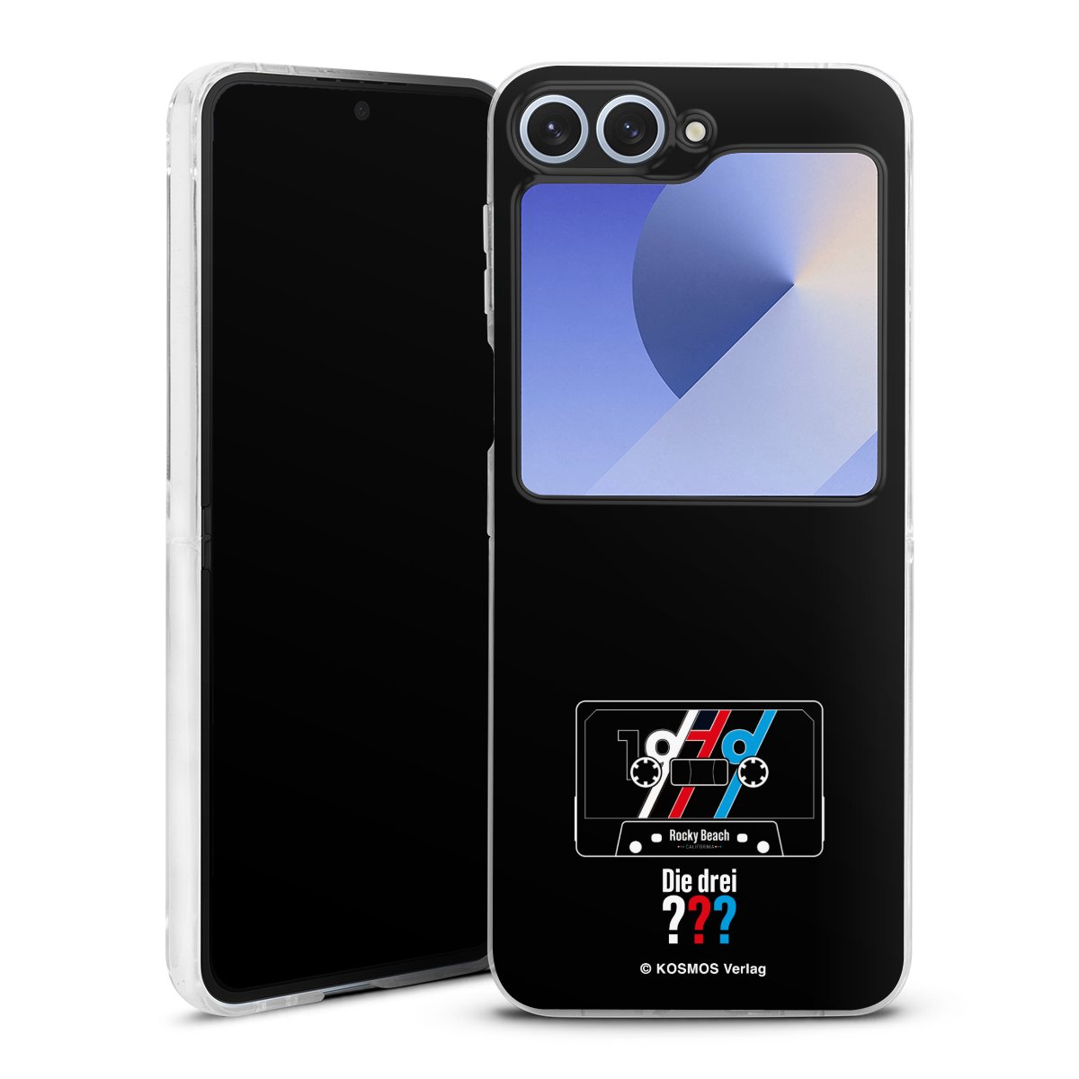 Galaxy Z Flip 6 Handy Hard Case Schutzhülle transparent Smartphone Handy Hülle Cassette Official Licensed Product Die Drei ??? Hard Case