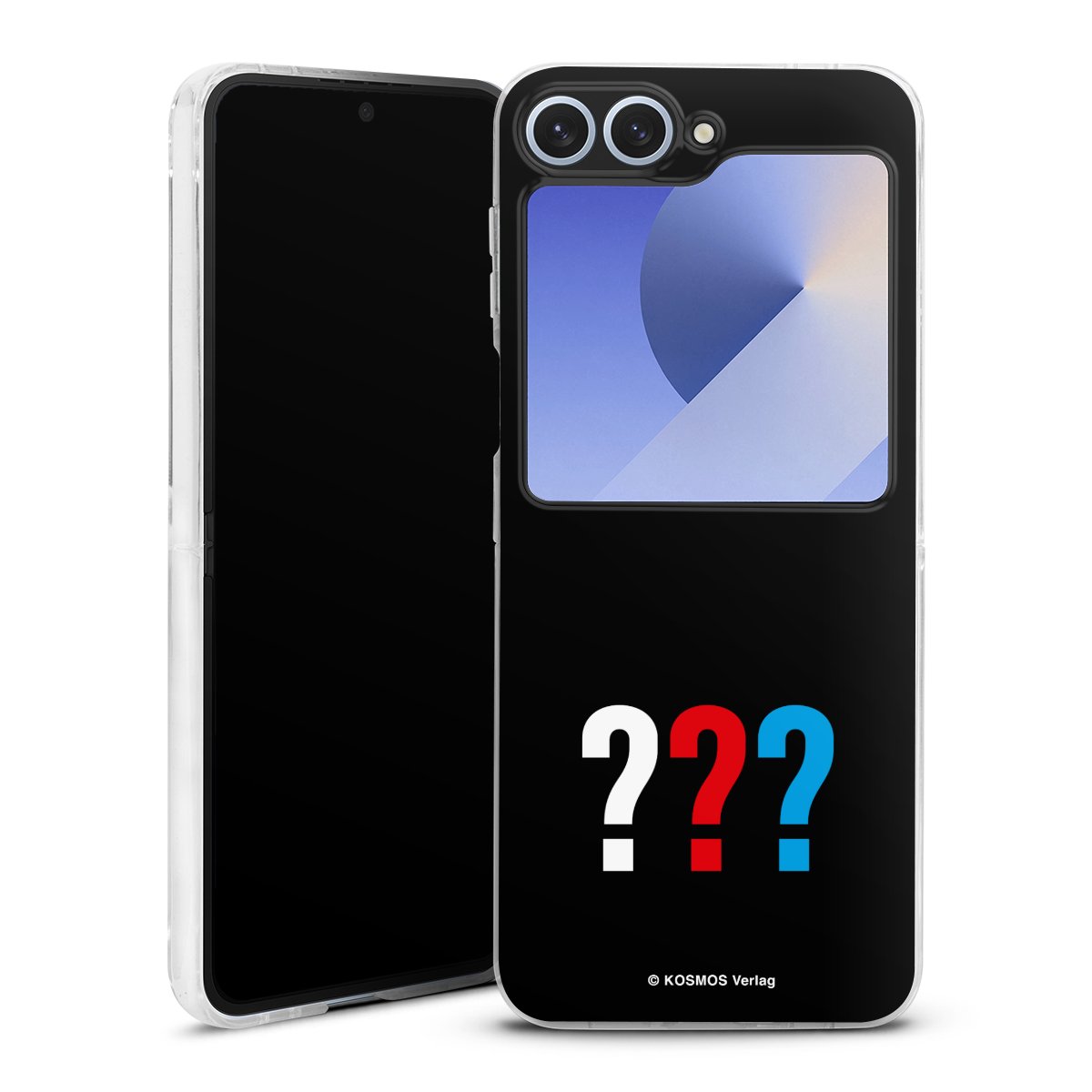 Galaxy Z Flip 6 Handy Hard Case Schutzhülle transparent Smartphone Handy Hülle Die Drei ??? Logo Official Licensed Product Hard Case