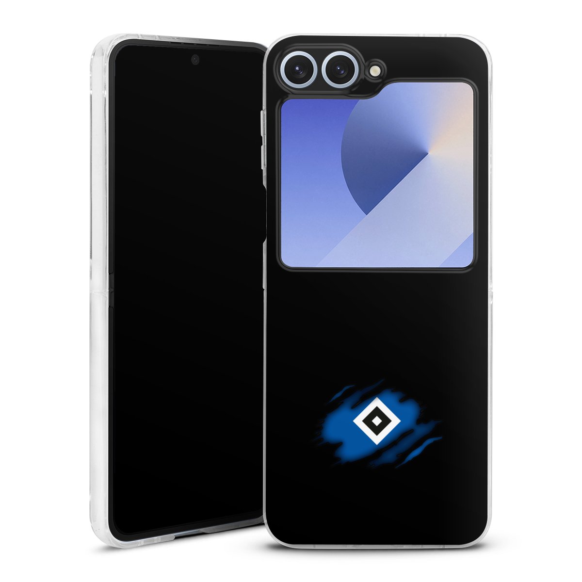 Galaxy Z Flip 6 Handy Hard Case Schutzhülle transparent Smartphone Handy Hülle Official Licensed Product Hsv Hamburger Sv Hard Case