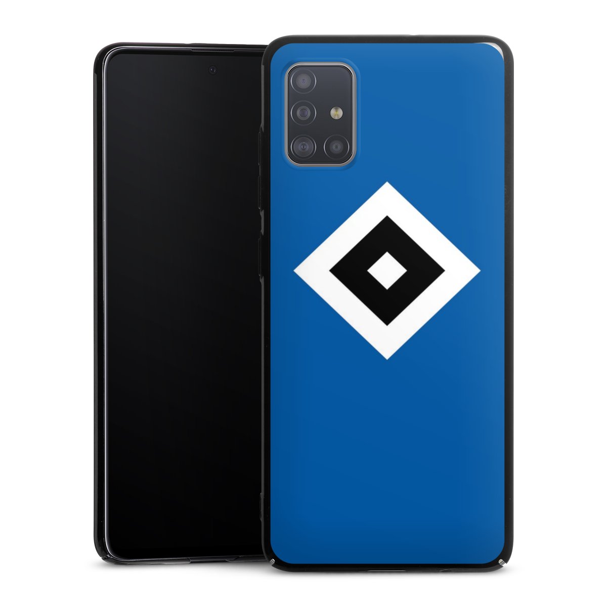 Galaxy A51 Handy Hard Case Schutzhülle schwarz Smartphone Backcover Hamburger Sv Logo Hsv Hard Case