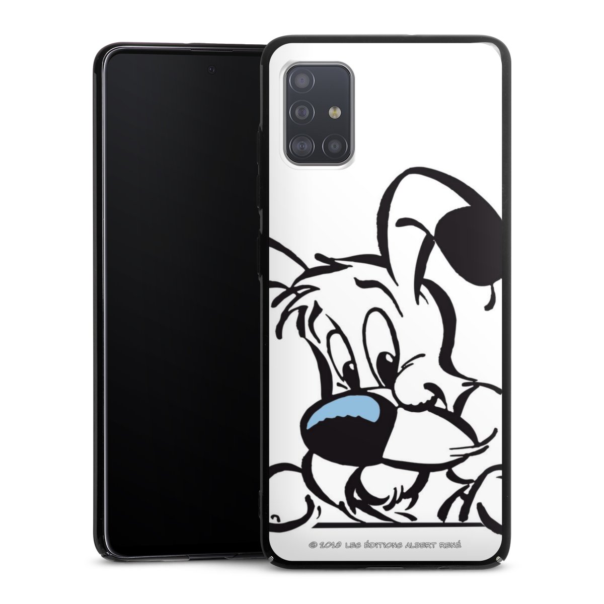 Galaxy A51 Handy Hard Case Schutzhülle schwarz Smartphone Backcover Official Licensed Product Comic Idefix Hard Case